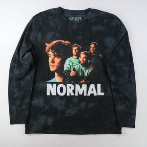 Lovejoy Shirt Mens Large Black Long Sleeve NORMAL Band Made UK 100% Cotton